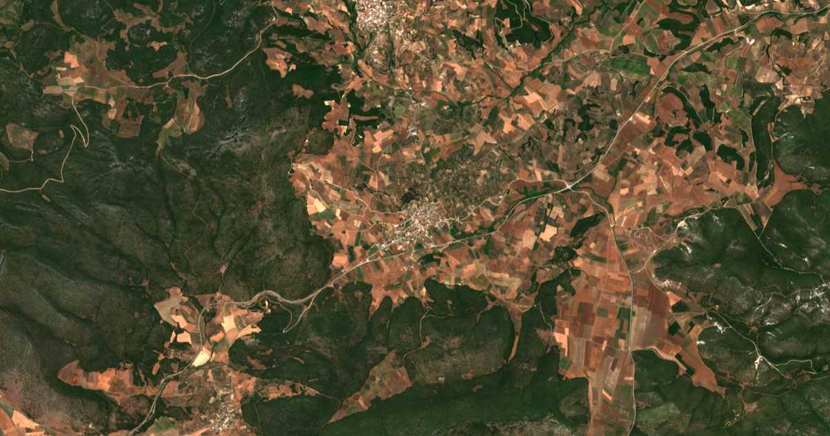 Satellitenkarte von Kalapódion