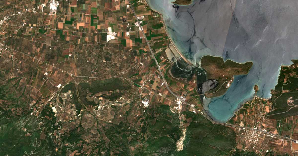 Satellitenkarte von Kyparissi