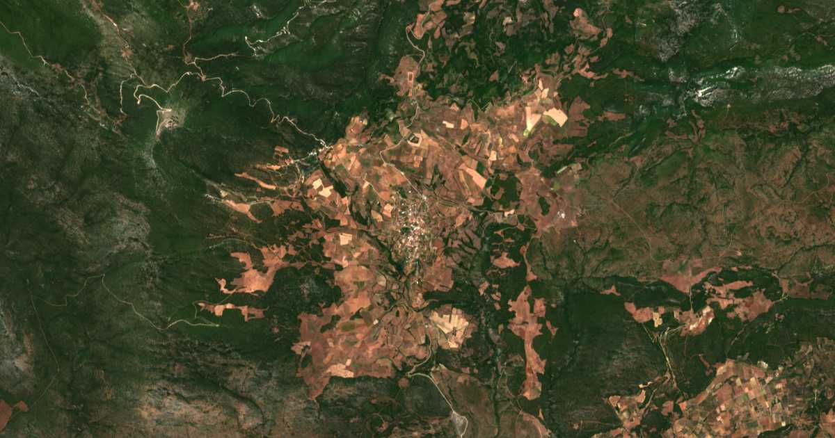 Satellitenkarte von Kyrtóni
