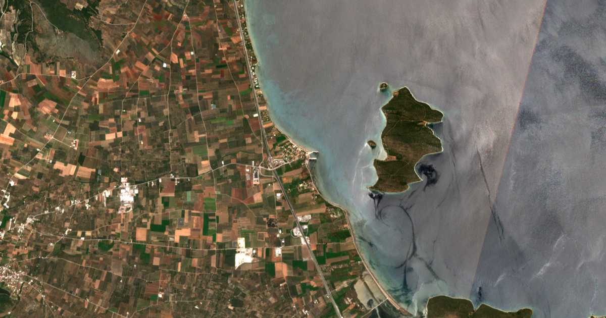 Satellitenkarte von Skála