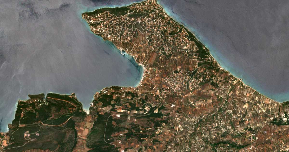 Satellitenkarte von Theologos