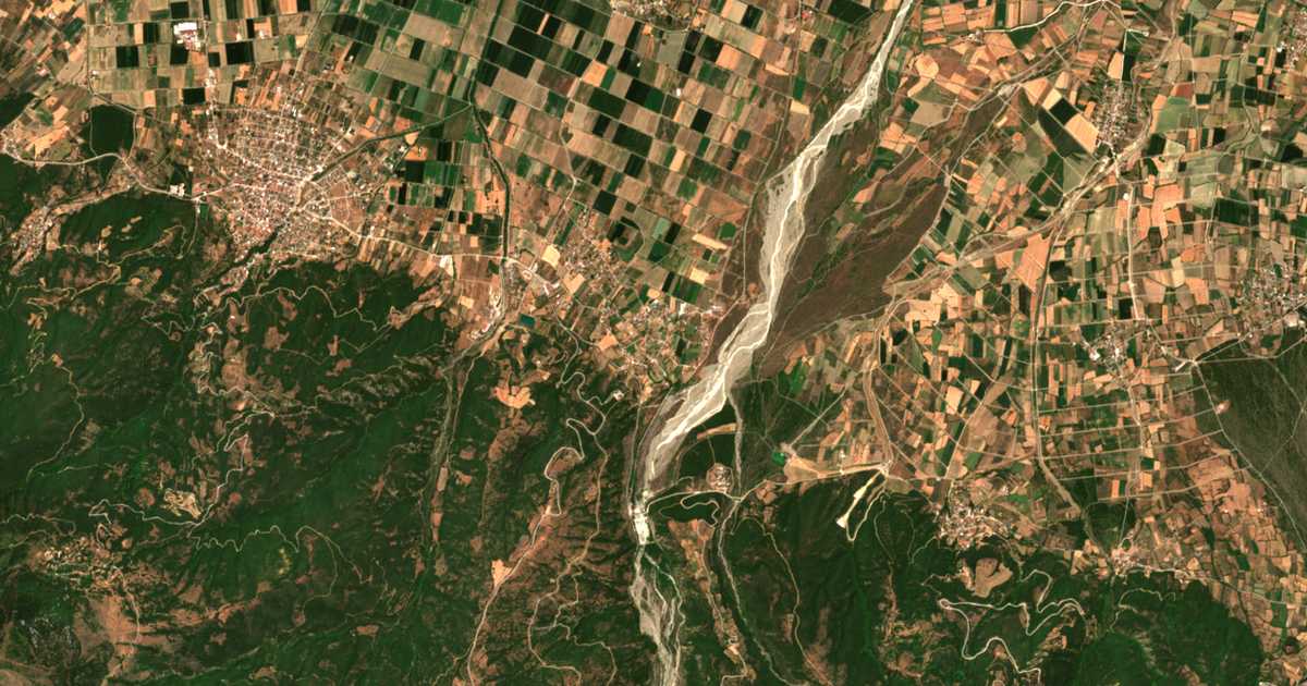 Satellitenkarte von Ágios Sóstis