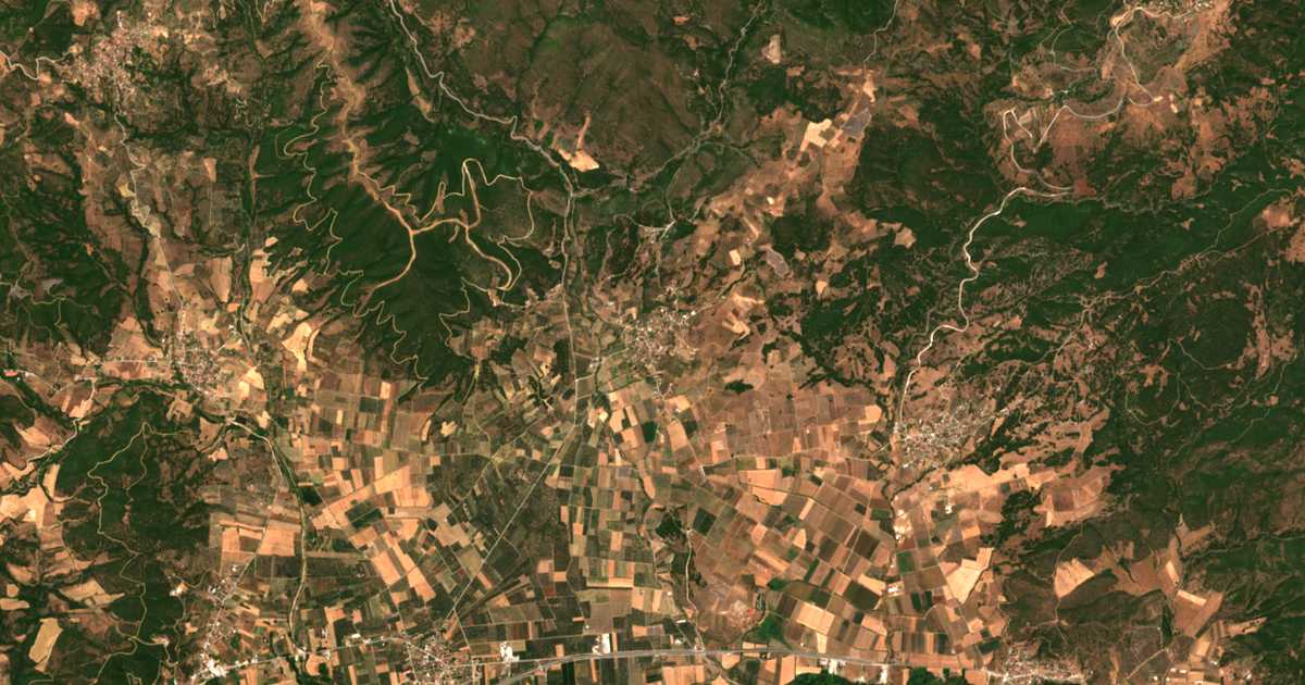 Satellitenkarte von Archánion