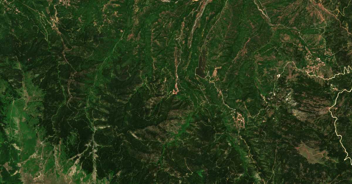Satellitenkarte von Argýria