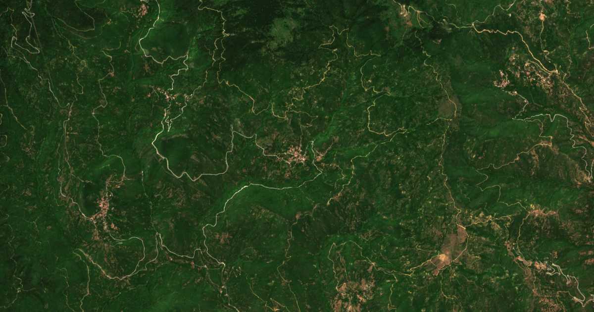 Satellitenkarte von Díkastron