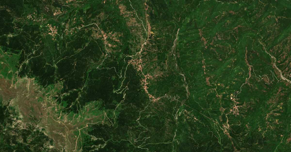 Satellitenkarte von Gardiki