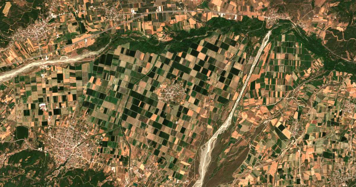 Satellitenkarte von Mesopotamiá