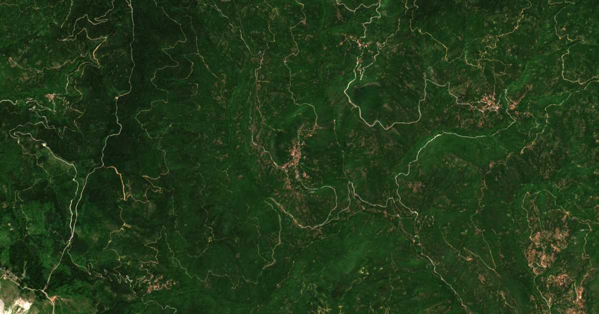 Satellitenkarte von Palaiókastron