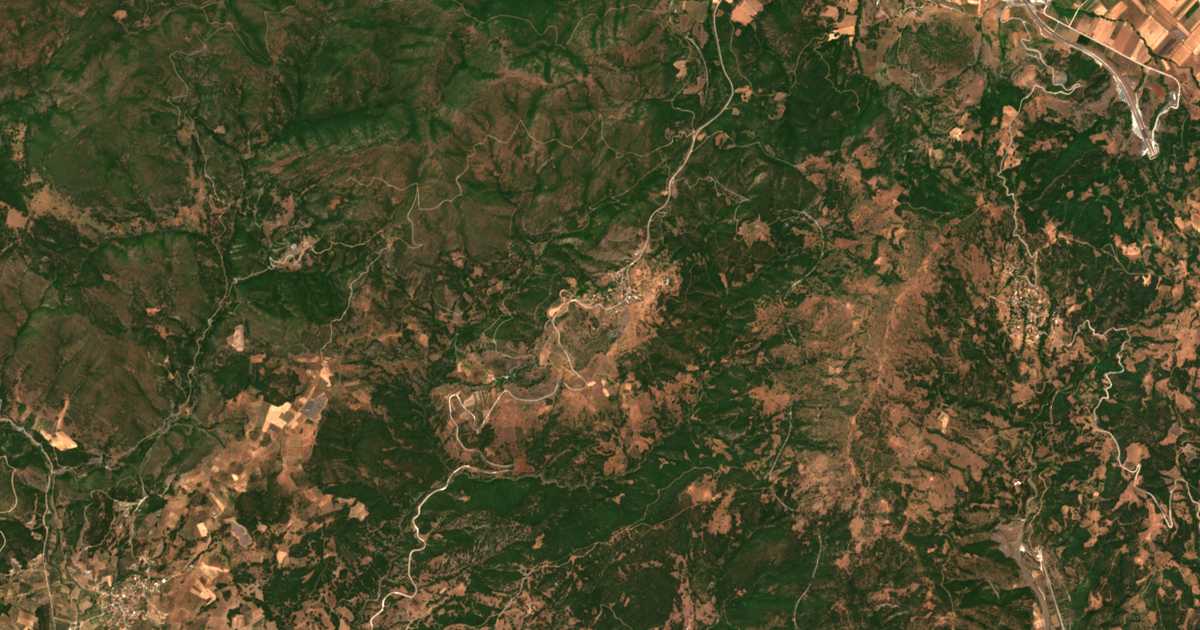 Satellitenkarte von Trílofon