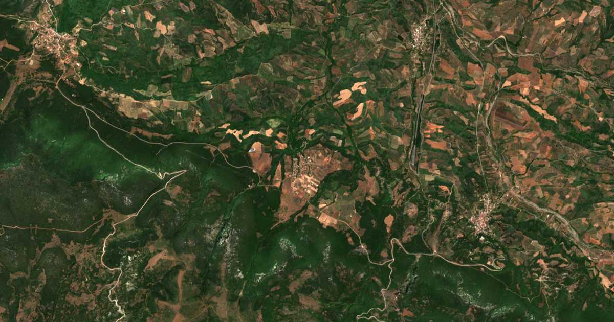 Satellitenkarte von Kallídromon