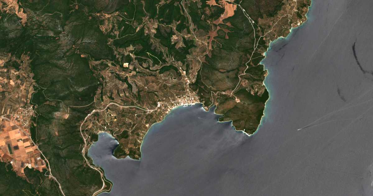 Satellitenkarte von Glýfa