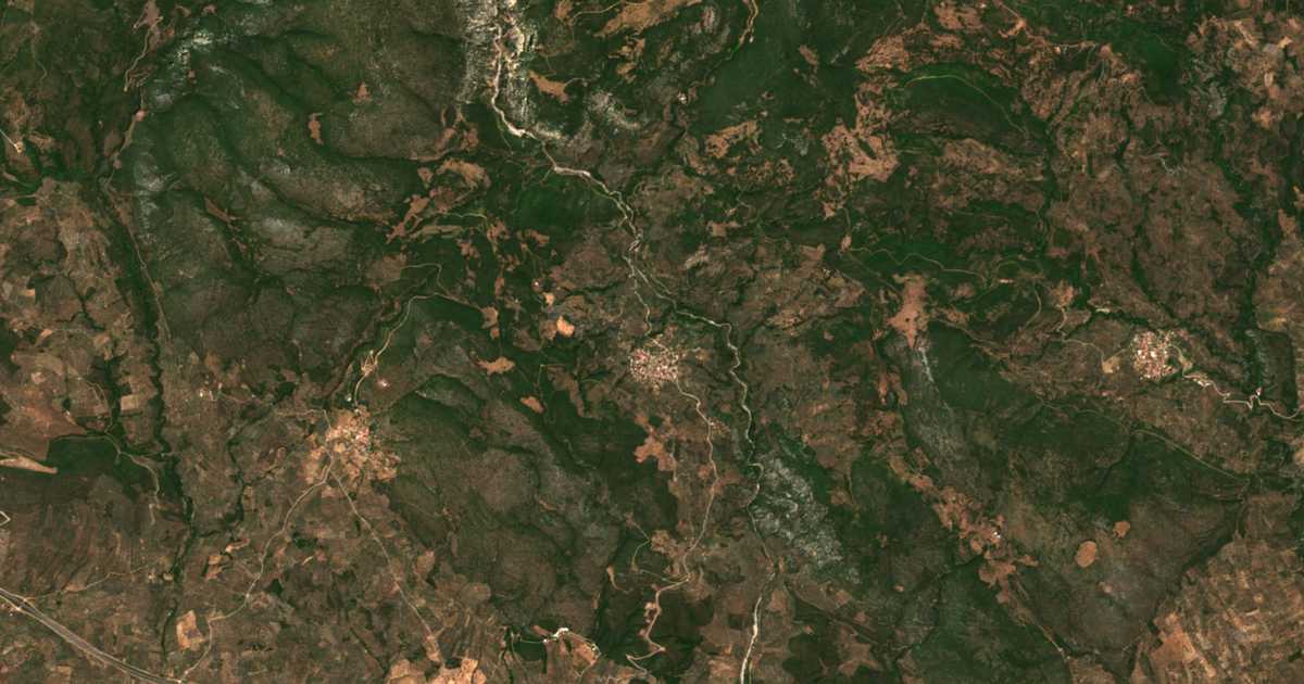 Satellitenkarte von Palaiokeraséa