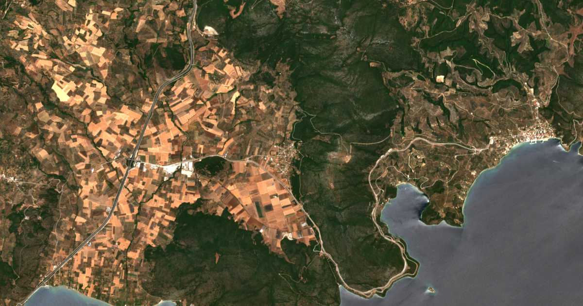 Satellitenkarte von Vathýkoilon