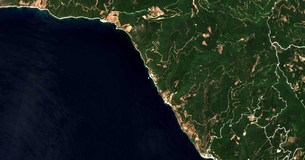Satellitenkarte von Kloster Dochiariou
