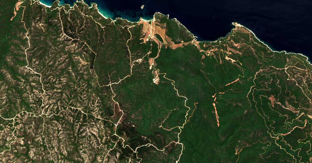 Satellitenkarte von Kloster Hilandar