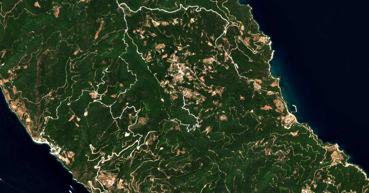 Satellitenkarte von Kloster Koutloumousiou