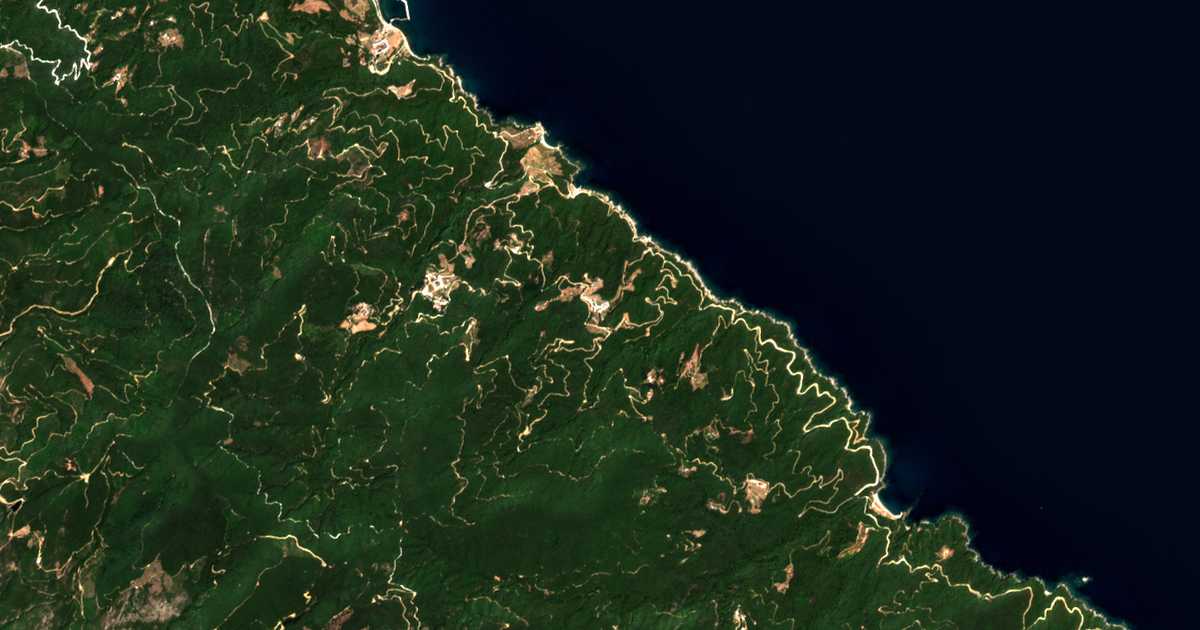 Satellitenkarte von Karakalou