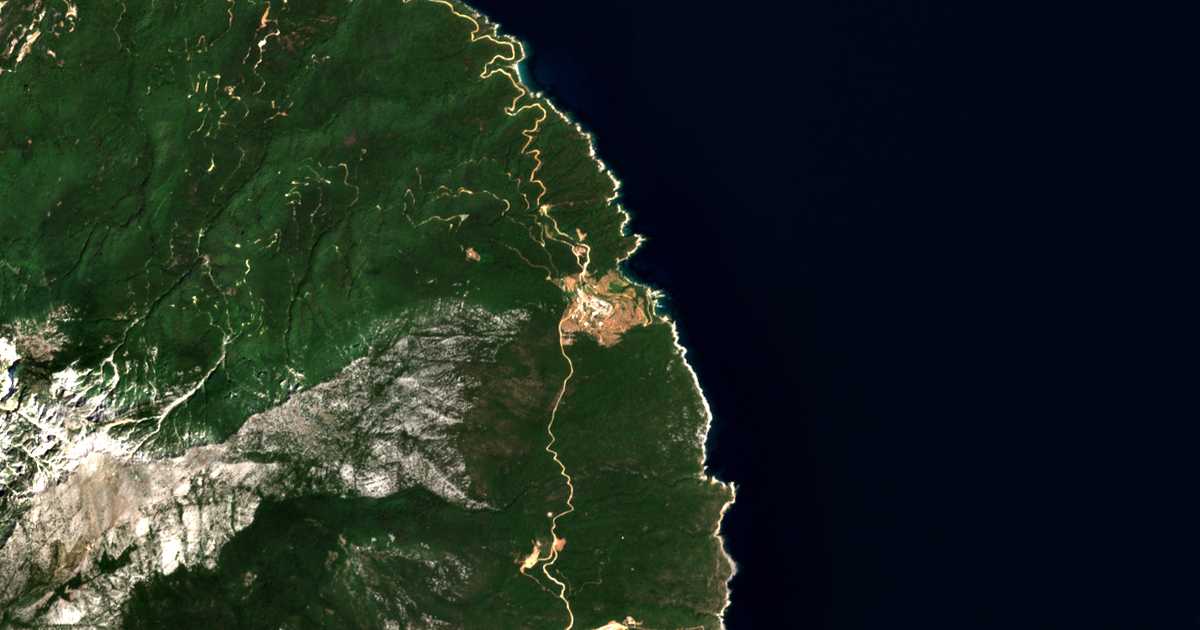 Satellitenkarte von Kloster Megisti Lavra
