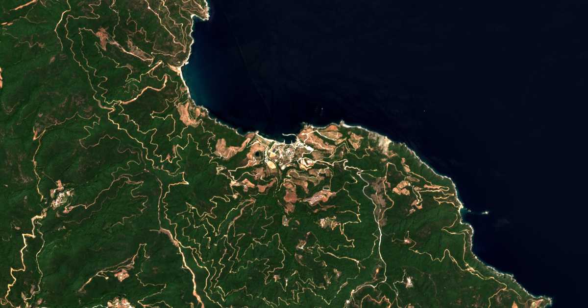 Satellitenkarte von Vatopedi