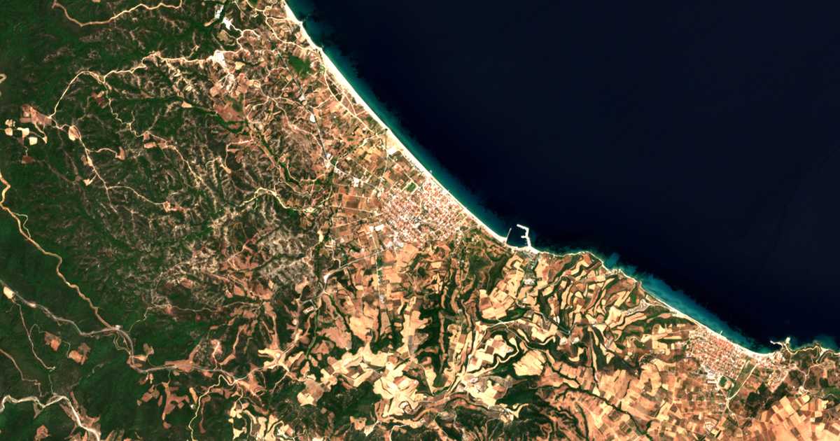 Satellitenkarte von Ierissos