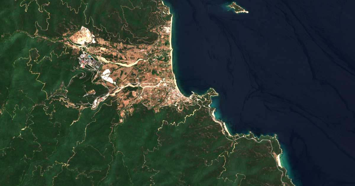 Satellitenkarte von Olympiada
