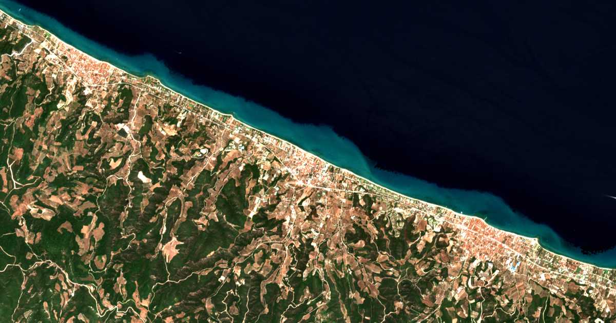 Satellitenkarte von Chaniotis