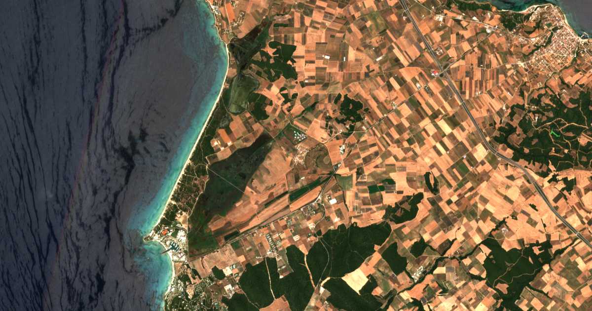 Satellitenkarte von Fylakaí Kassándras