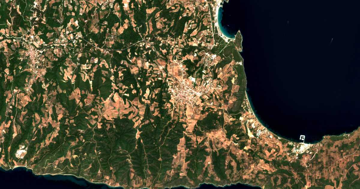 Satellitenkarte von Palioúrion