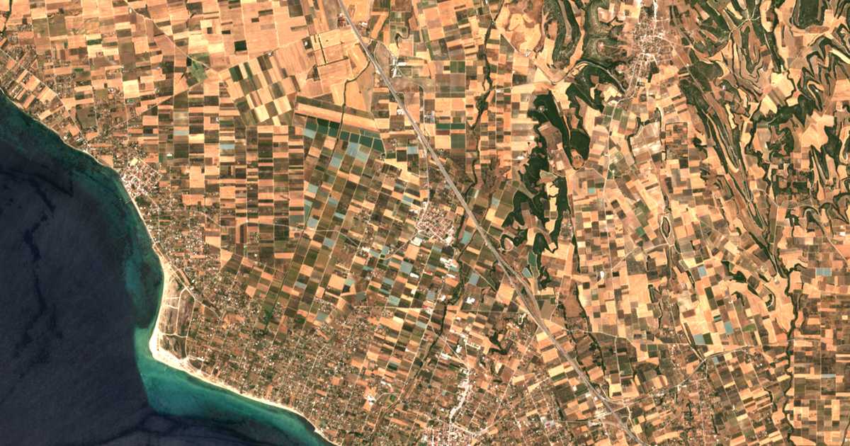Satellitenkarte von Ágios Pávlos