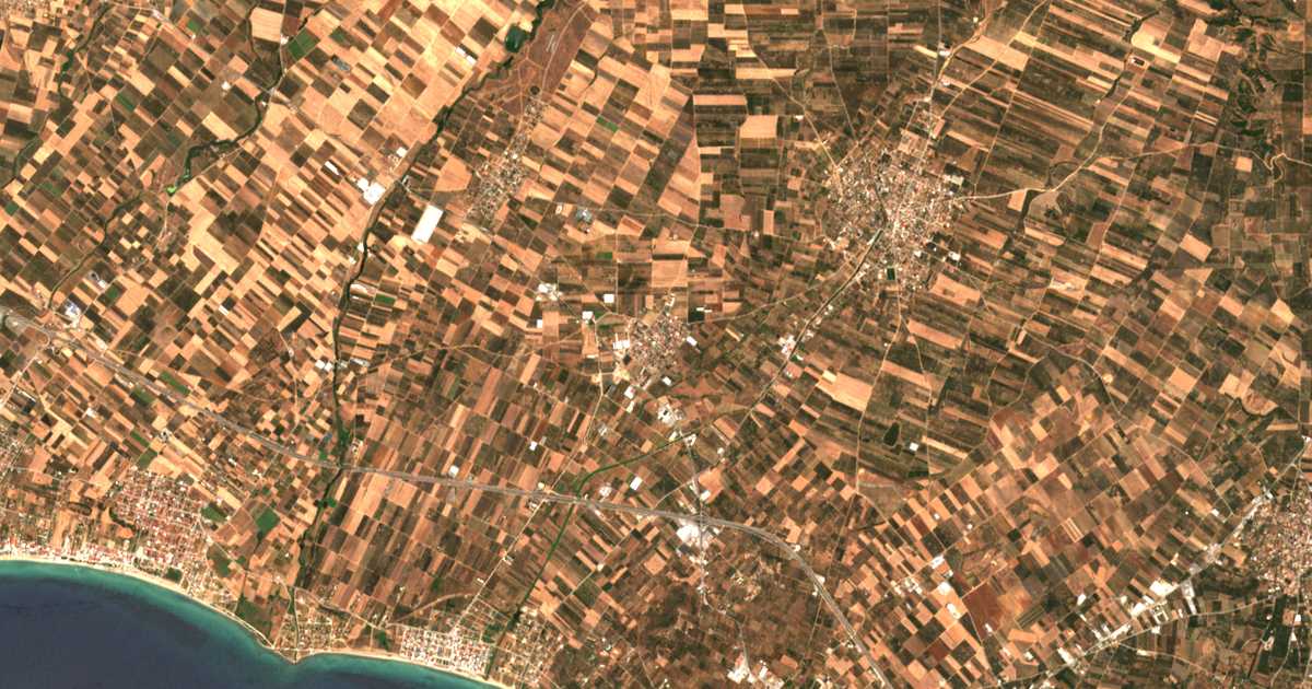 Satellitenkarte von Dionysíou