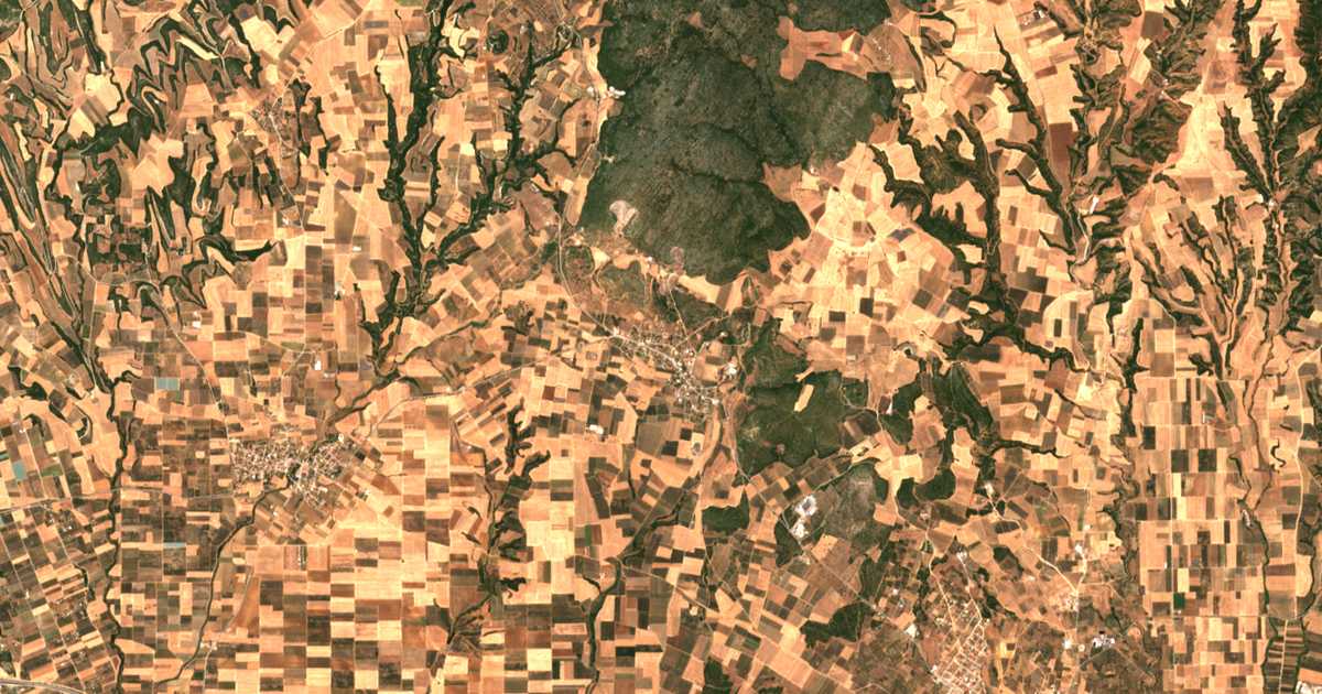 Satellitenkarte von Elaiochória