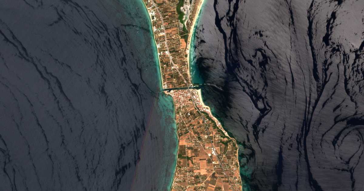 Satellitenkarte von Nea Potidea