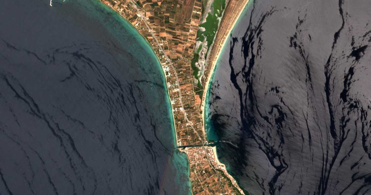 Satellitenkarte von Pórtes
