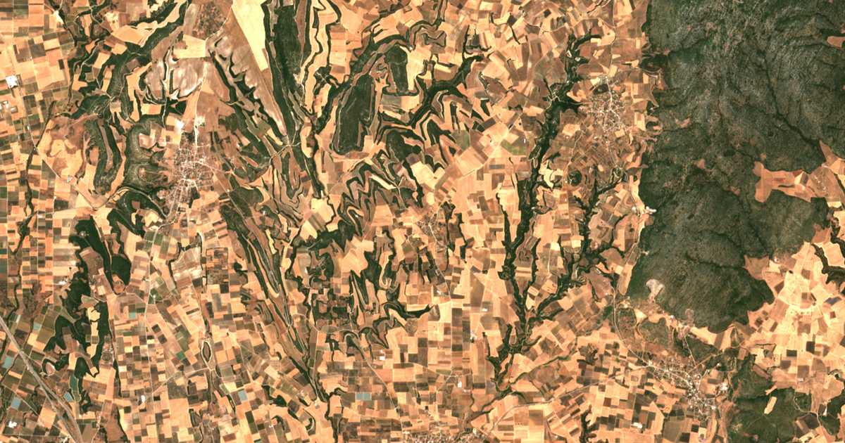 Satellitenkarte von Rodókipos