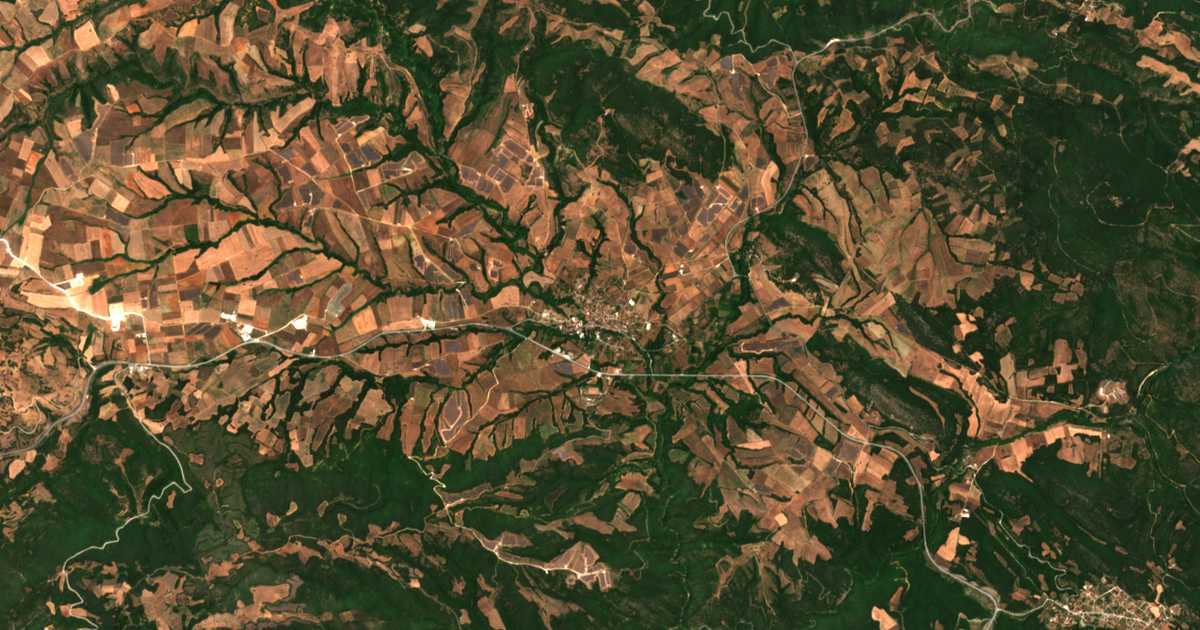 Satellitenkarte von Ágios Pródromos