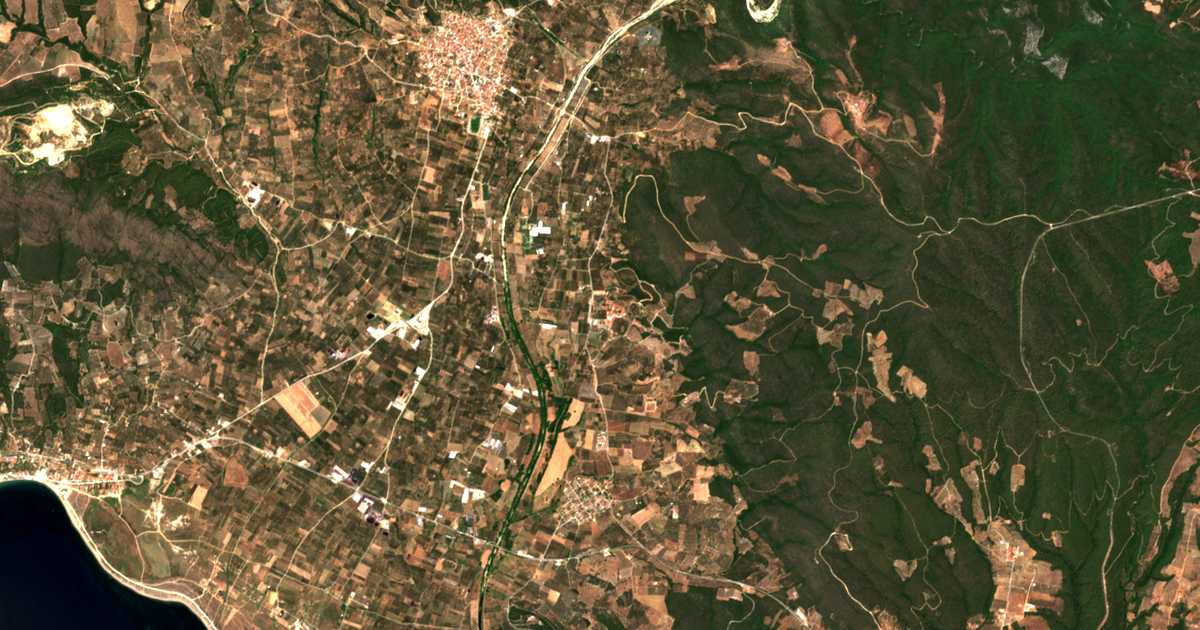 Satellitenkarte von Evangelismós Tis Theotókou