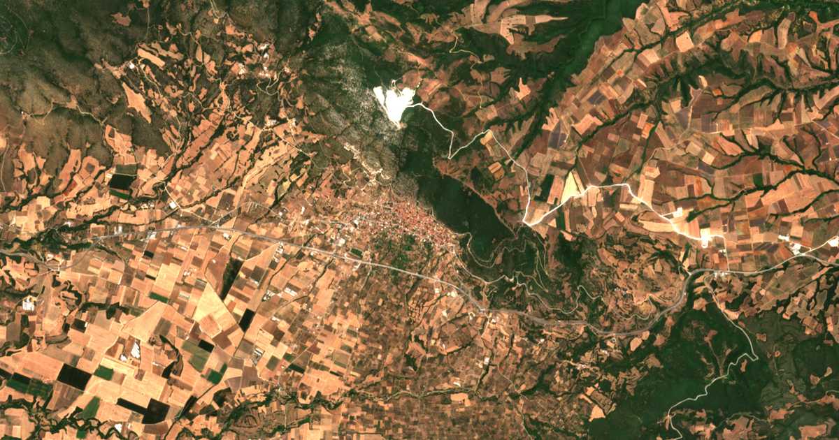 Satellitenkarte von Galatista