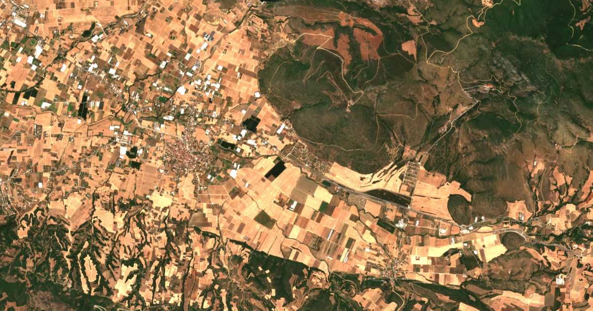 Satellitenkarte von Kiourktsóglou