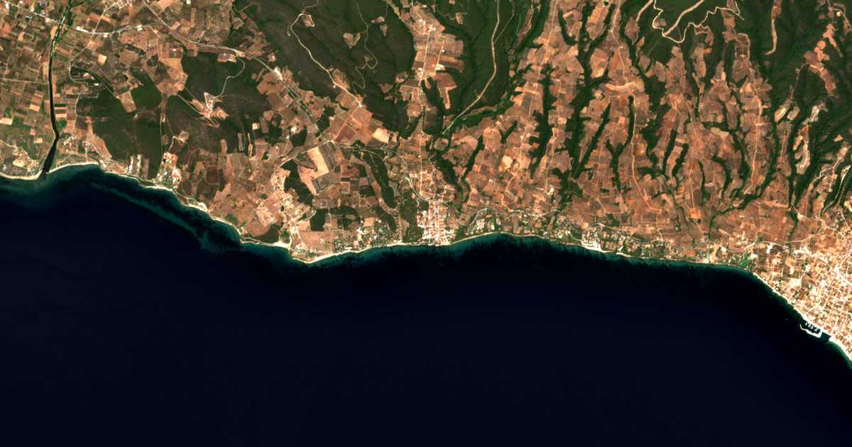Satellitenkarte von Metamórfosis