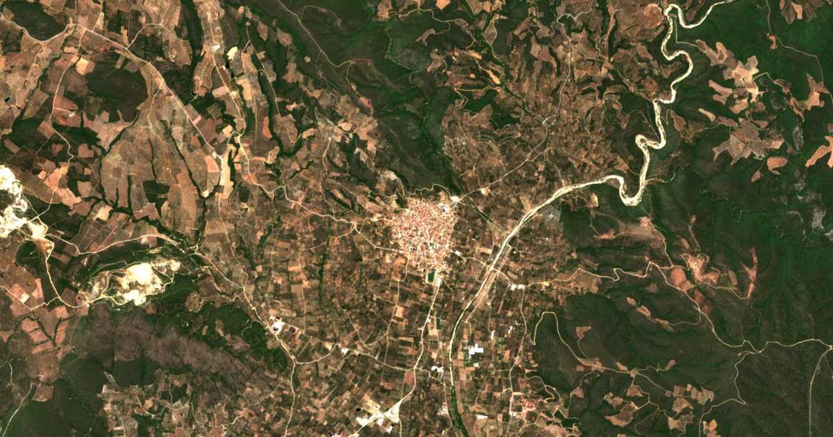 Satellitenkarte von Ormýlia