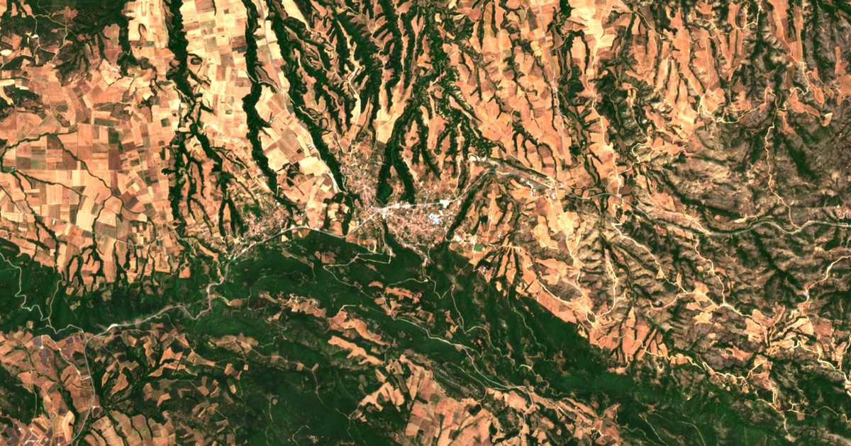 Satellitenkarte von Palaiochóra