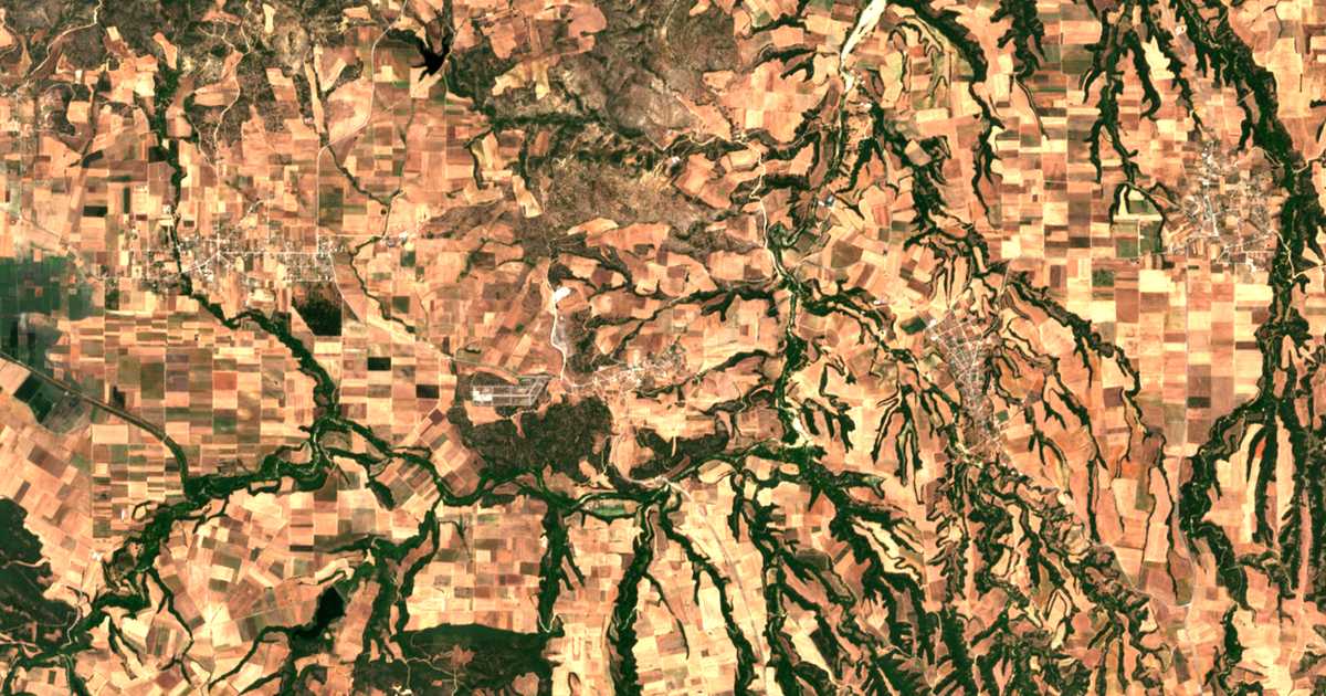 Satellitenkarte von Platanochórion