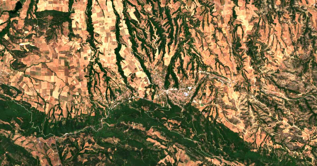 Satellitenkarte von Rizá