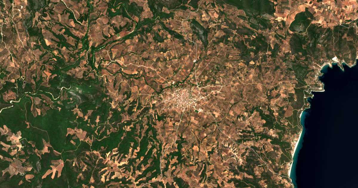 Satellitenkarte von Metagkítsion