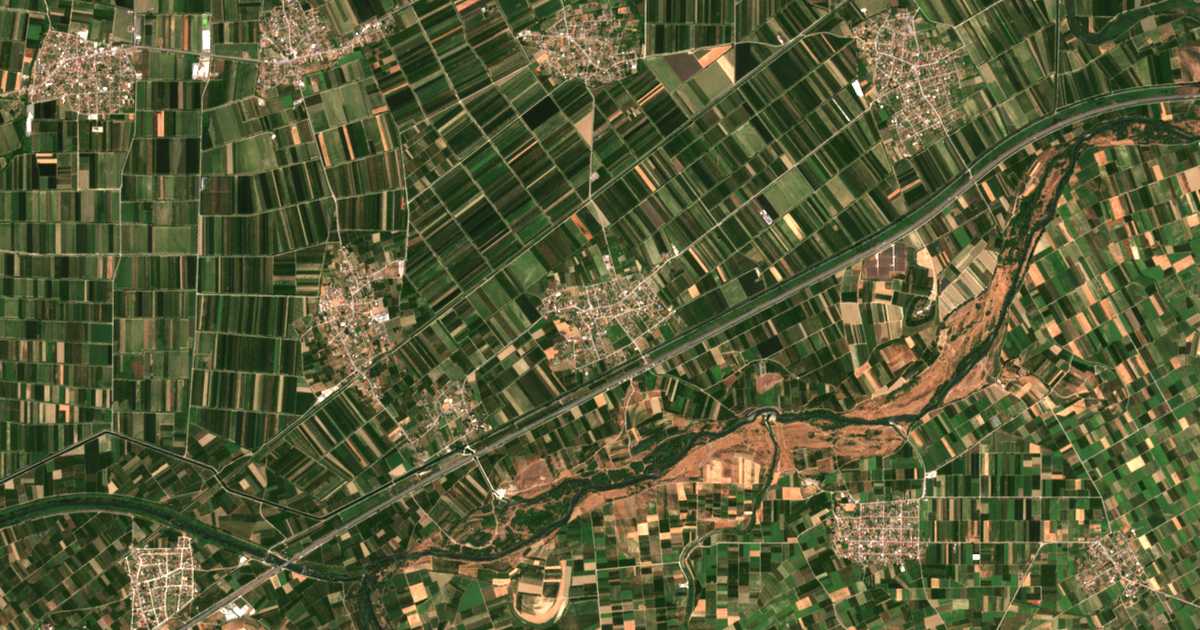 Satellitenkarte von Kefalochórion