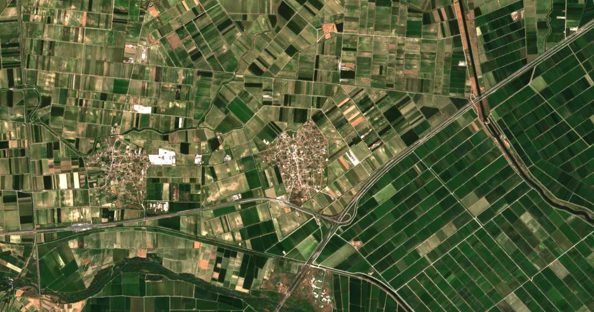Satellitenkarte von Kleidíon