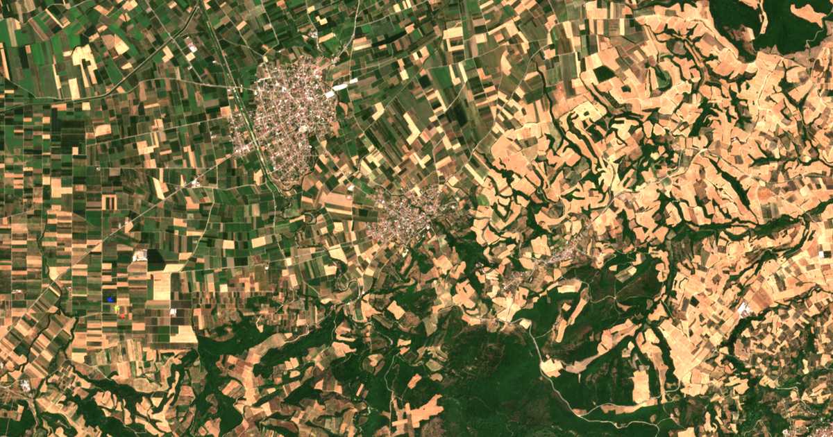 Satellitenkarte von Neókastron