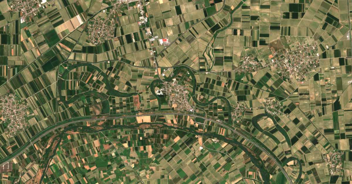 Satellitenkarte von Niséllion