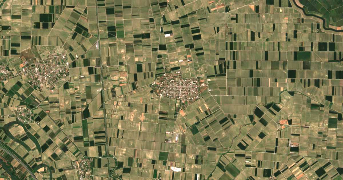 Satellitenkarte von Tríkala