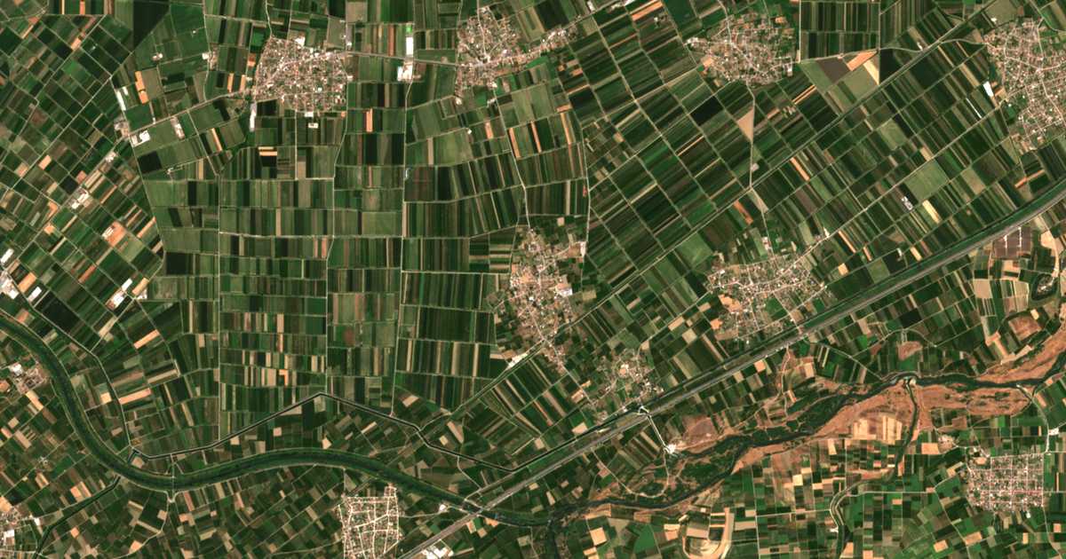 Satellitenkarte von Xechasméni